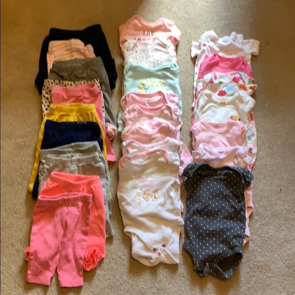 Lot of newborn clothes
